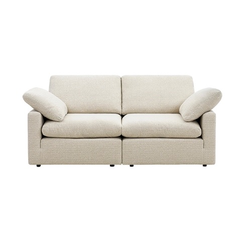 까사미아 캄포구스50 슬림 패브릭 소파 3인용