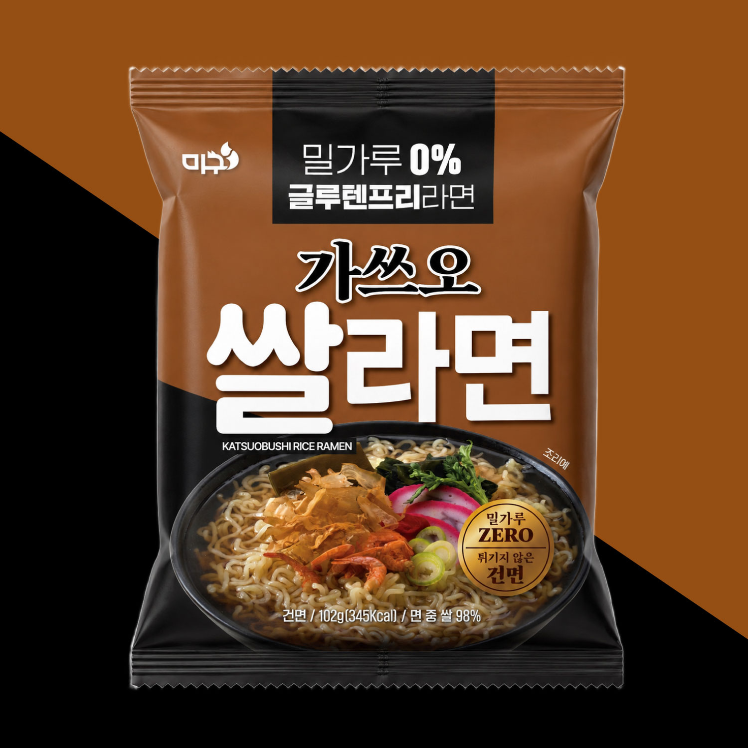 (주)미주웰빙푸드 미구 가쓰오 쌀라면 102g (6개)_이미지