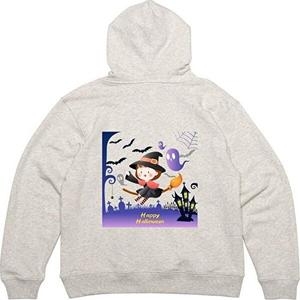 패션 JHQSYF87_51HD 뒷면 할로윈 마법지팡이와 그림 프린팅