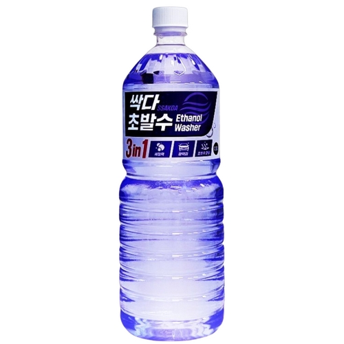 한국필터 필터포유 싹다 3in1 발수코팅 에탄올 워셔액 1.8L (4개)_이미지