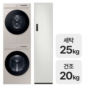 삼성전자 비스포크 AI WF25CB8890BB + DV20CB8870BB + 에어드레서 <b>DF18CG3100TR</b>