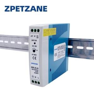 MDR-20W 레일 장착 스위치 전원 공급 장치 AC100-240V 입력 DC 12V 24V 소스 출력 산업용 미니 전압
