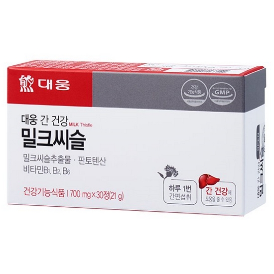 대웅생명과학 대웅 간건강 밀크씨슬 30정 (3개)_이미지