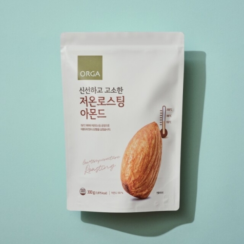 올가 저온로스팅 아몬드 300g이미지입니다. 누르면 해당 게시물로 새창이동합니다.