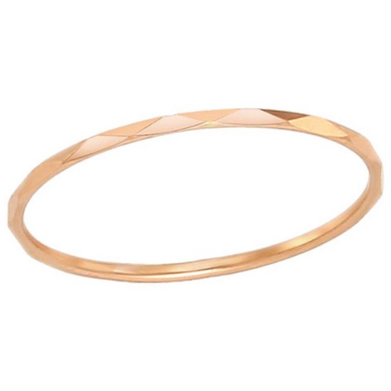 로이드 14K 스퀘어 컷팅 실반지 LRS16074G_이미지