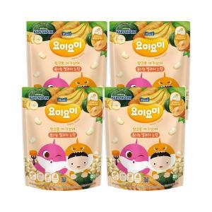 유기농 쌀과자 25g 노랑 4개