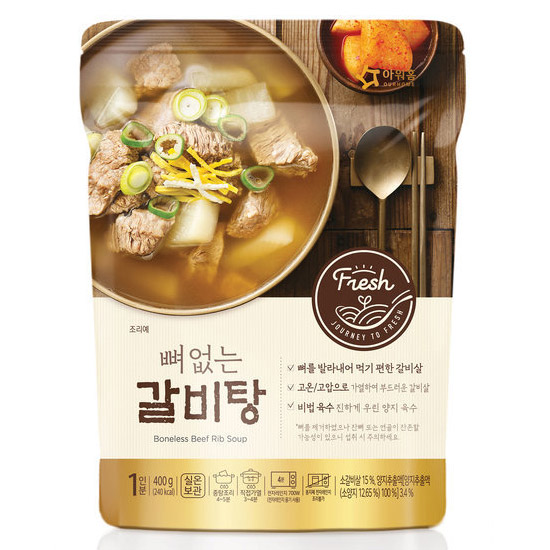 아워홈 뼈없는 갈비탕 400g