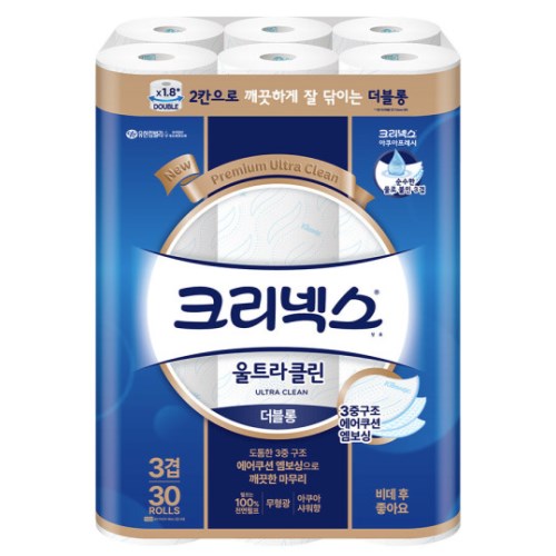 울트라 클린 더블 롱 27m (30롤)
