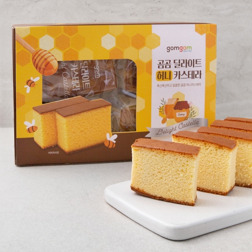 유성씨앤에프 곰곰 딜라이트 허니카스테라 560g (1개)