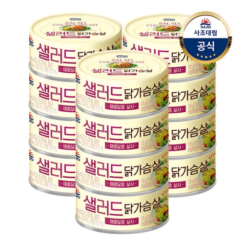 사조대림 샐러드 닭가슴살 135g (12개)_이미지
