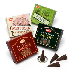 HEM 인센스 콘 아로마 인도 향