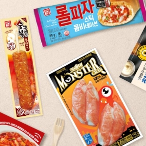 마트 롤피자 핫바 크래미 떡볶이 주먹밥 종합세트. 편의점 PC방 학생 군인 간식 선물