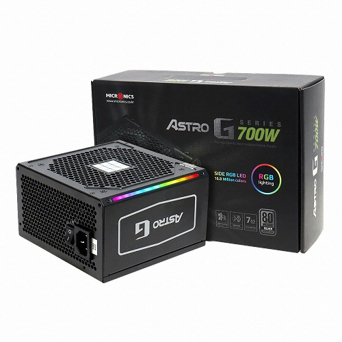 마이크로닉스 ASTRO G-Series 700W 80PLUS EU Silver RGB_이미지