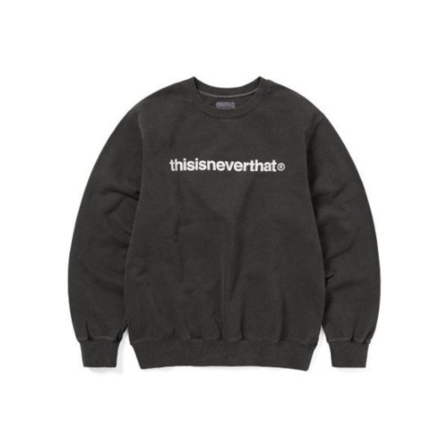 THISISNEVERTHAT T-Logo LT Crewneck Charcoal TN250TSWCW03CHA 348914