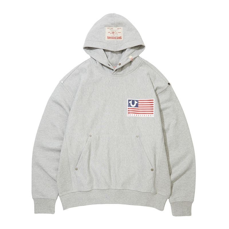 Ʈ�縱���� OLD GLORY HOODIE_MELANGE GREY TRB1HDU103MGR 3120036