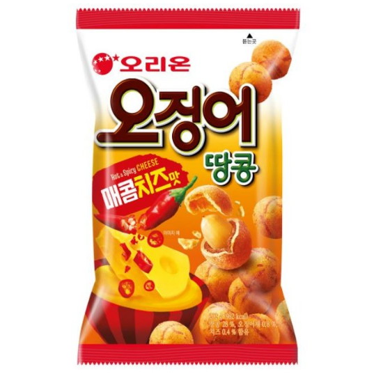 오리온 오징어 땅콩 매콤치즈맛 202g (16개)