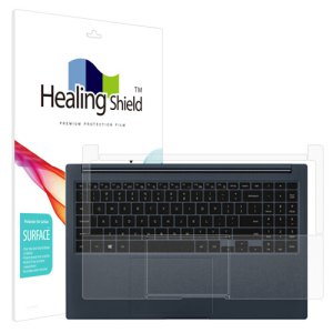 폰트리 힐링쉴드 삼성전자 갤럭시북 NT761XDA NT761XDZ 무광 외부보호필름 팜레스트/터치패드 2매