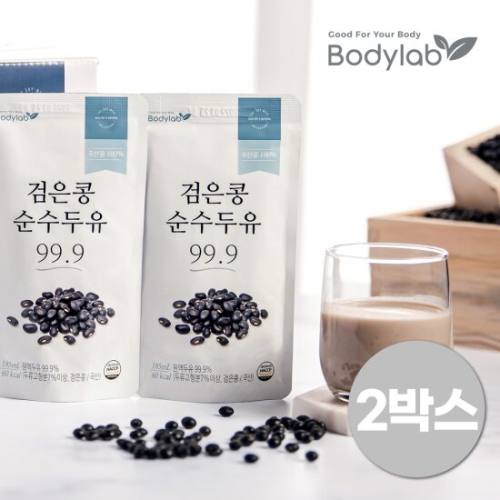 바디랩 검은콩 순수두유 99.9 20팩 x 2박스 총 40팩