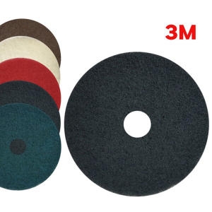 3M 스카치브라이트 마루광택기패드 흑색 7200 1박스 5개 10-20ch 바닥 광택 세척 오염 플로어패드_이미지