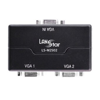 라인업시스템 LANSTAR LS-M2502 1:2 RGB <b>모니터</b> <b>분배기</b>