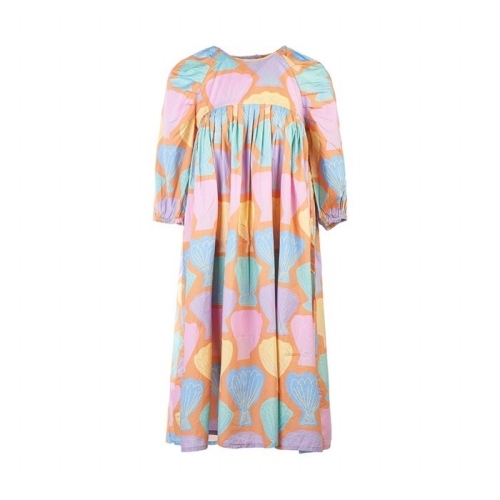 스텔라매카트니 키즈 TU1C41 Z1596 404MC 6-10 여아 씨쉘 프린트 퍼프 슬리브 드레스 _SSG_이미지