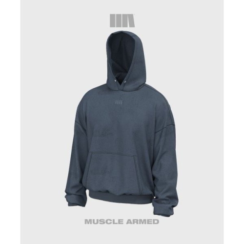 피그먼트 머슬 암드 MUSCLE ARMED 오버핏 HOODIE 아이보리 MSSMHDL01-IV 252234_이미지