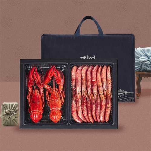 사과랑 자연맛남 시그니처 랍스터 선물세트 랍스터 2미+홍새우 15-17미/1kg_이미지