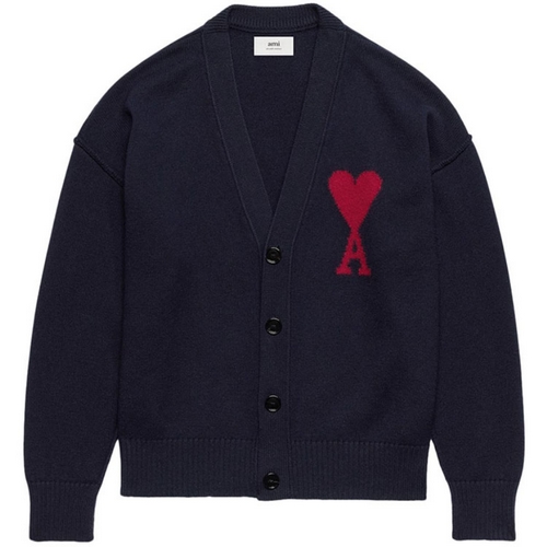 AMI 빅 하트 로고 가디건 UKC006 018 4005이미지입니다. 누르면 해당 게시물로 새창이동합니다.