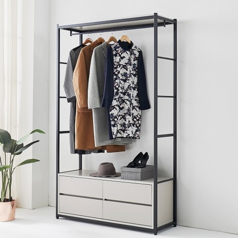 데코앤비 하이엔 E0 2단 서랍 시스템 행거 1200