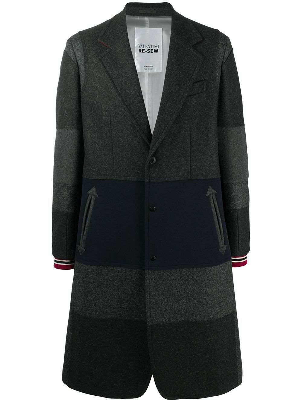 발렌티노 STRIPES COAT UV0CAD90 6TA HBM_이미지