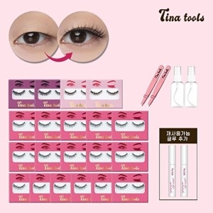 티나툴스 포토샷 아이래쉬 20박스 (데일리샷16+내추럴샷2+파티샷2)+글루5ml 2개+빈용기50ml 2개+핀셋2개이미지입니다. 누르면 해당 게시물로 새창이동합니다.
