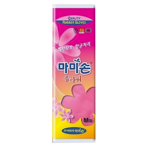 마미손 플라워 고무장갑 (중) (20켤레)