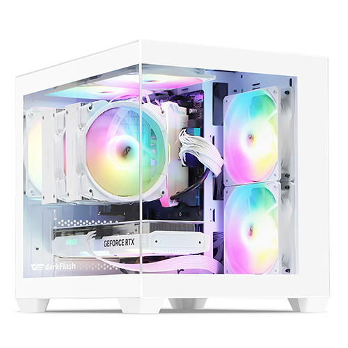 darkFlash DCM30 RGB 강화유리 (화이트)_이미지