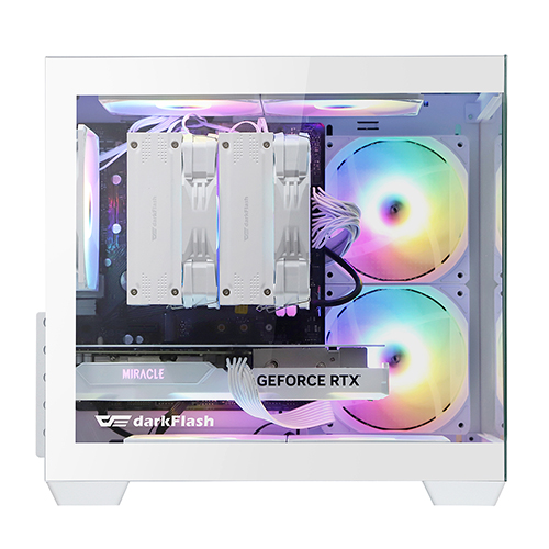 darkFlash DCM30 RGB 강화유리 (화이트)_이미지