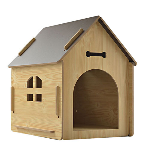 퍼피하우스 원목 강아지집_이미지