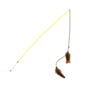 에이플러스 캣파우 갈색깃털 롱 낚시대_이미지