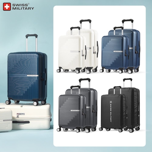 스위스밀리터리 76cm 28인치 55cm 20인치 캐리어 세트 피칼리 SM-O328ESET 바닐라화이트 55cm+76cm 20형확장형+2.._이미지