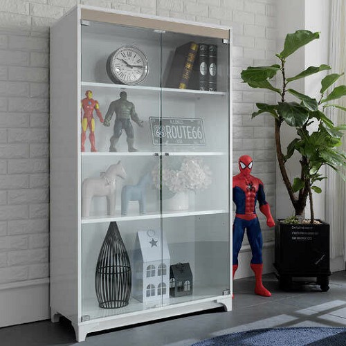 모던탑21 샤이니 4단 LPM 유리 장식장 800_이미지