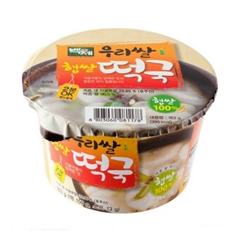백제식품 우리쌀 햅쌀 <b>떡국</b> 163g