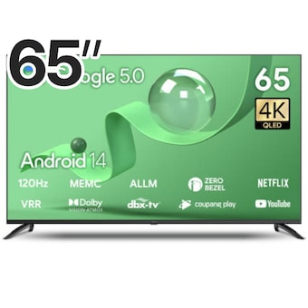 더함 치크 AMG 스마트 65 QLED 120HZ 돌비 AI 구글5.0