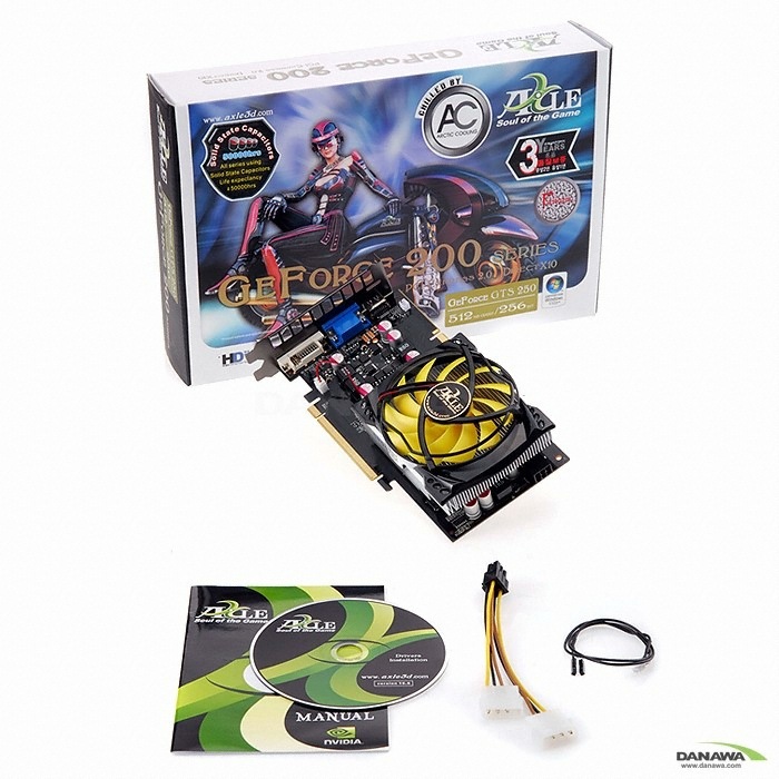 액슬 지포스 GTS250 FANQUA HDMI 512MB_이미지