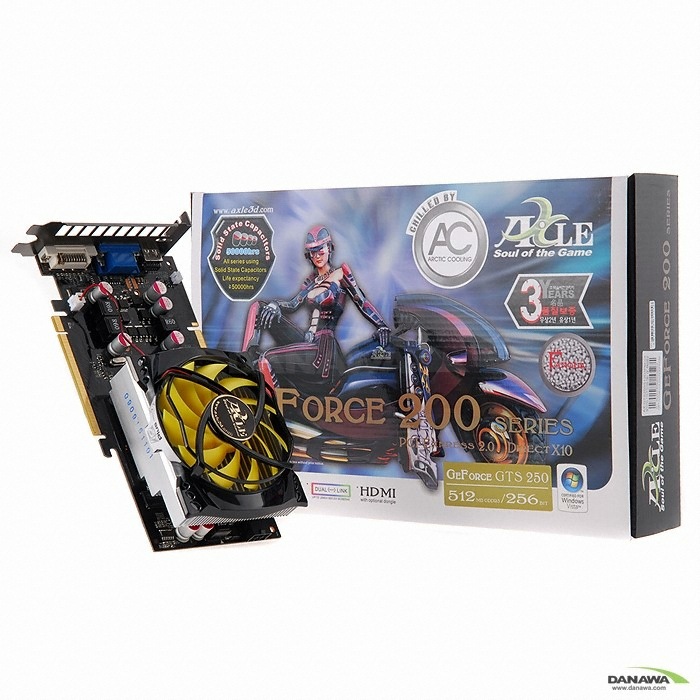 액슬 지포스 GTS250 FANQUA HDMI 512MB_이미지