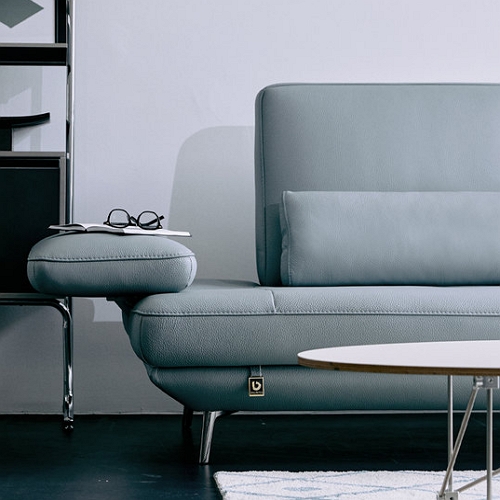 다우닝 플라나 베이직 전체 천연가죽 소파 3인용 (스툴별도)_이미지