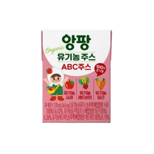 서울우유 앙팡 유기농 ABC주스 120ml (32개)