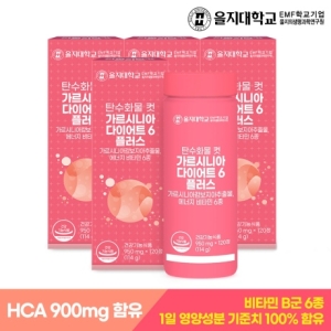 비엘헬스케어 을지대학교 탄수화물 컷 가르시니아 다이어트6 플러스 950mg 120정 (4개)_이미지