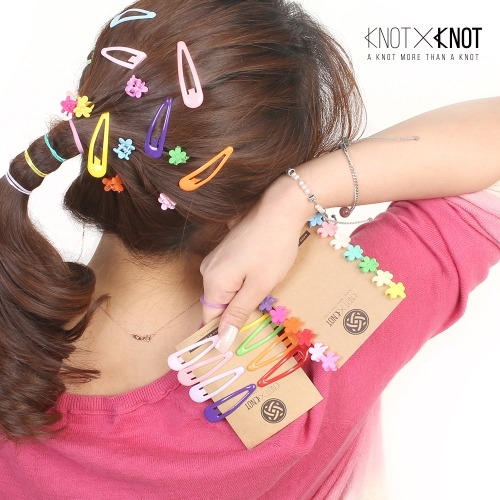 10pcs 컬러 예쁜 마카롱 미니 똑딱핀