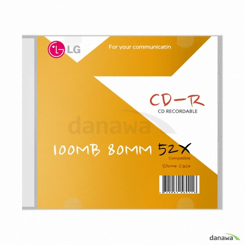 LG전자 CD-R 700MB 52x 슬림 (10장)_이미지