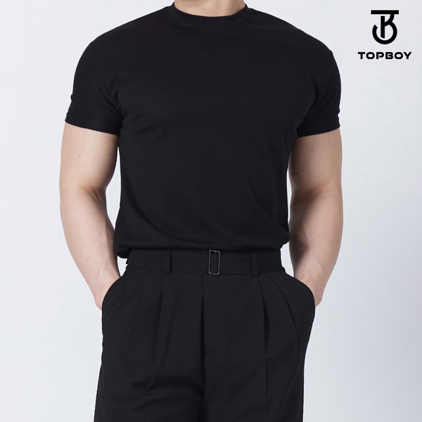 탑보이 머슬핏 짐웨어 반팔티 CE001_이미지