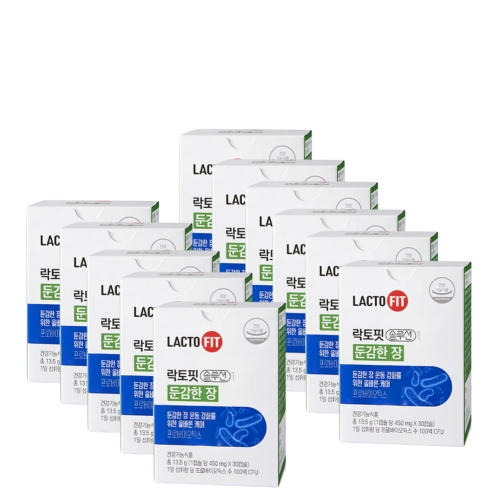 종근당건강 락토핏 솔루션1 둔감한 장 450mg 30캡슐 (11개)_이미지