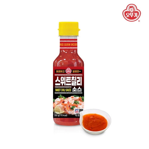 오뚜기 스위트칠리 소스 350g 매콤달콤 월남쌈 샤브샤브 튀김